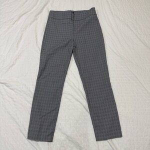 Massimo Fabbro Grey Checkered Skinny Dress Pants Size 6